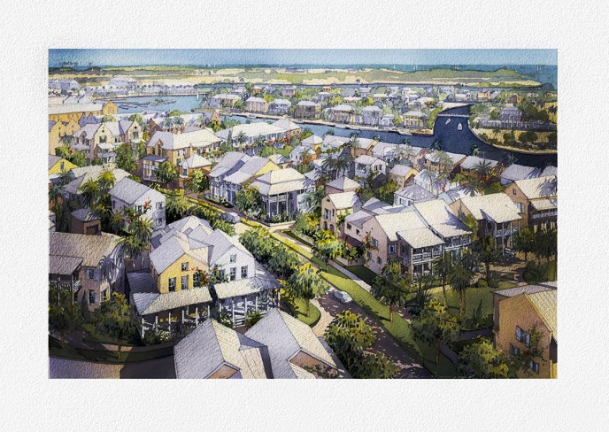 Aerial rendering by Vladislav Yeliseyev