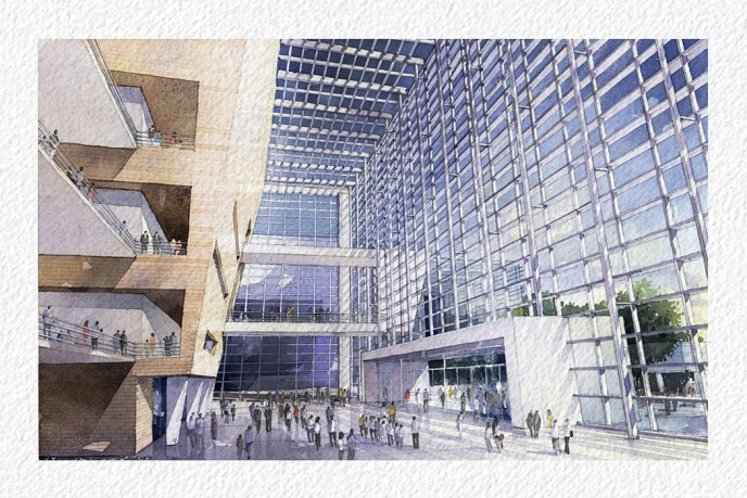 Ilsan cultural center Korea KPF