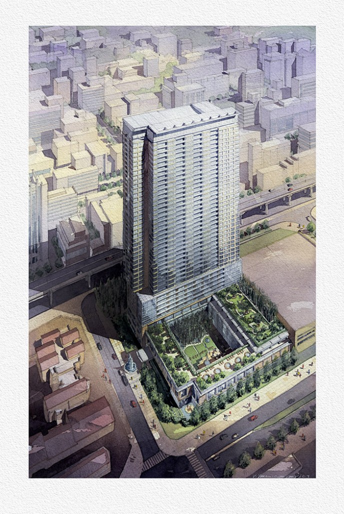 Aerial rendering by Vladislav Yeliseyev
