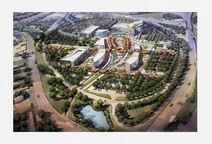 Aerial rendering by Vladislav Yeliseyev